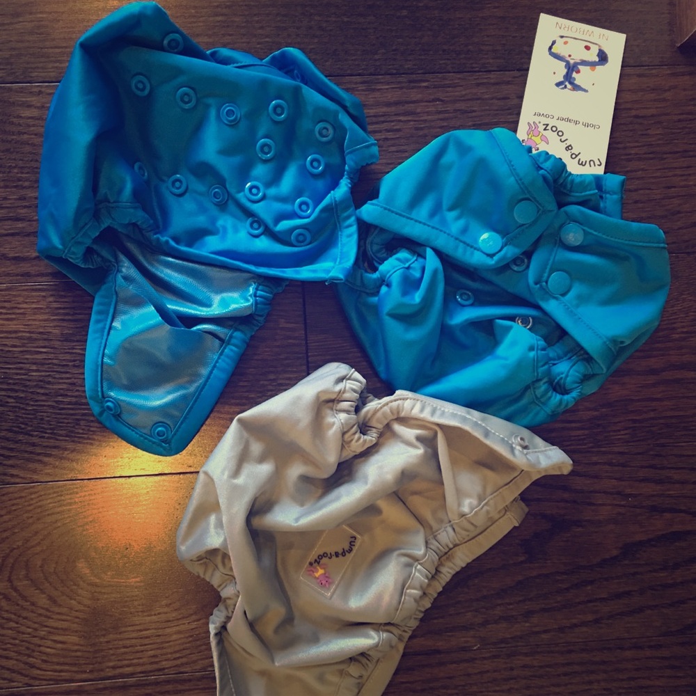 Rumparooz newborn diaper covers, bundle of 3